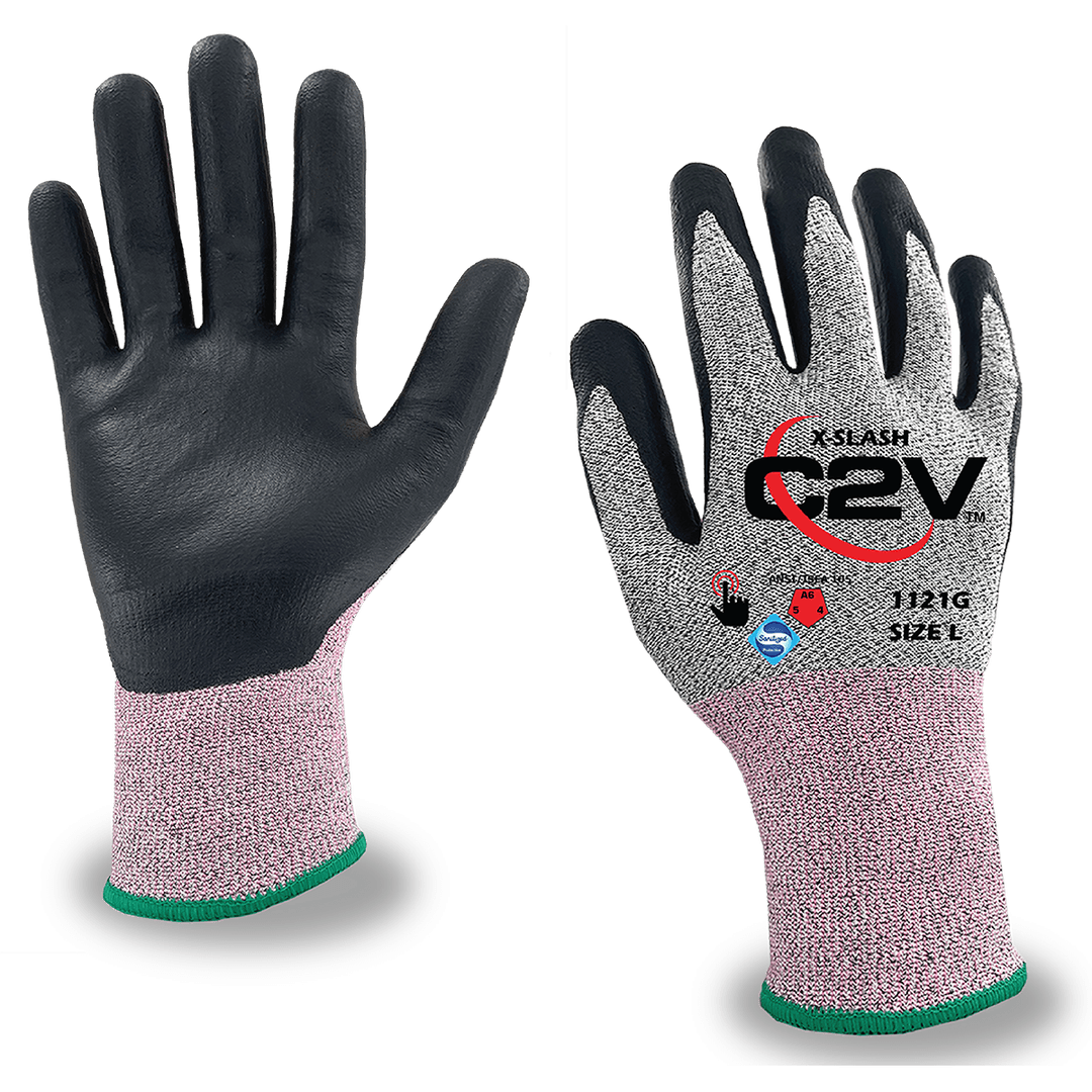 Cut Resistant Gloves - Nitrile Palm - Touch Screen Friendly